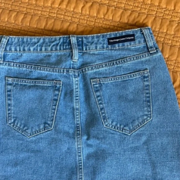 JOHNNY WAS Style Skirt UMGEE Colorful Embroidered Floral Denim Boho Size Large - Picture 9 of 9